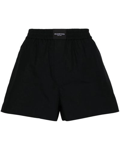 Alexander Wang Boxers With Patch - Black