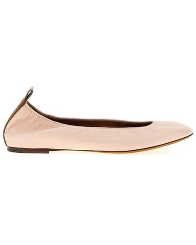 Lanvin Nappa Ballet Flats Flat Shoes - Pink