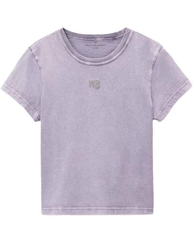 Alexander Wang Logo Tshirt - Purple