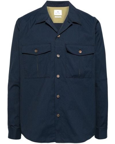 PS by Paul Smith Utility Shirt - Blue