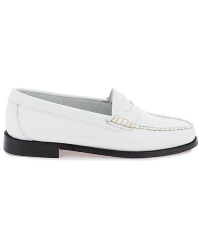 G.H. Bass & Co. Weejuns Penny Loafers - White