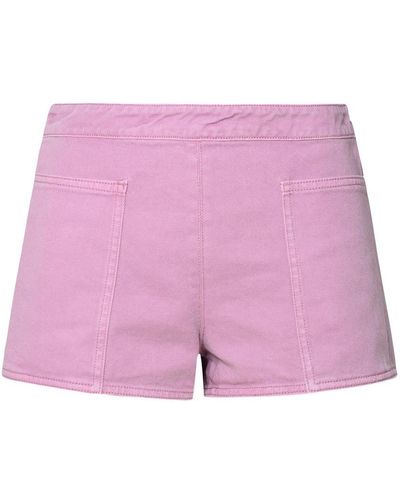 Max Mara 'Alibi' Wisteria Cotton Shorts - Pink