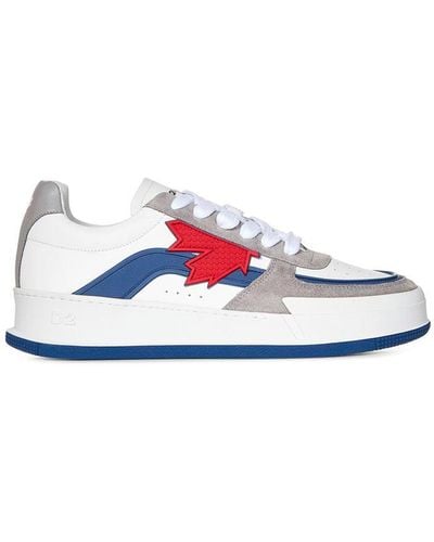 DSquared² Canadian Leather Trainers - White