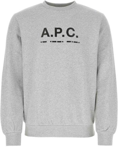 A.P.C. 'franco' Sweatshirt - Gray