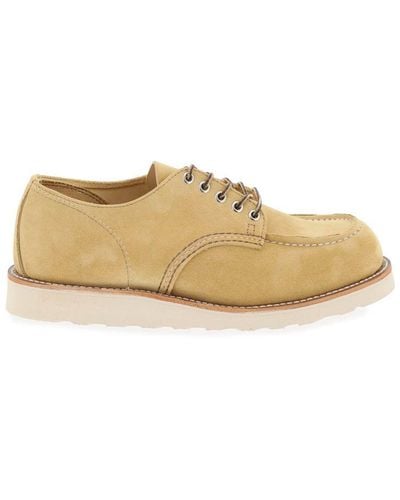 Red Wing Wing Shoes Laced Moc Toe Oxford - Natural