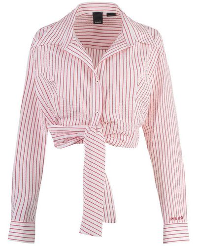 Pinko Camene Cotton Shirt - Pink