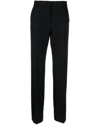 MSGM Tailored Straight-leg Pants - Black