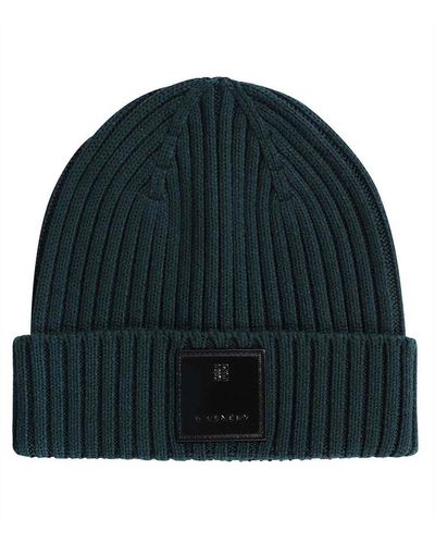 Givenchy Beanie Hat In Wool - Green