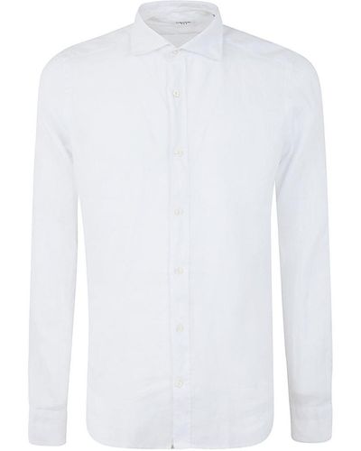 Tintoria Mattei 954 Linen Shirt Clothing - White