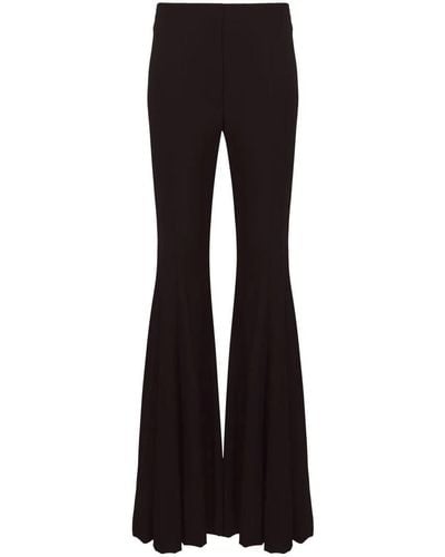 Proenza Schouler Suiting Flared Trousers - Black