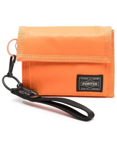 Porter-Yoshida and Co Capsule Wallet - Orange