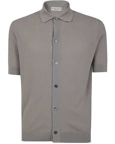 FILIPPO DE LAURENTIIS Short Sleeves Shirt - Grey