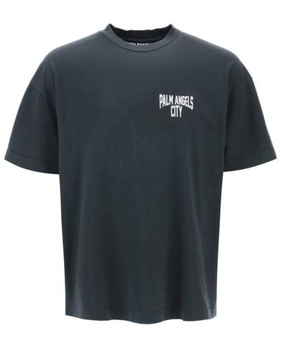Palm Angels City Pa T-Shirt - Black