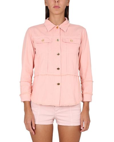 Tom Ford Cotton Denim Shirt - Pink