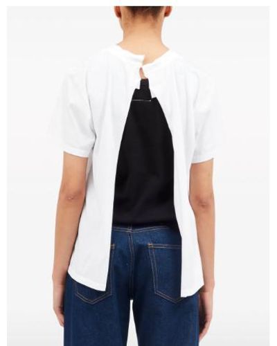 MM6 by Maison Martin Margiela T-shirts And Polos - White