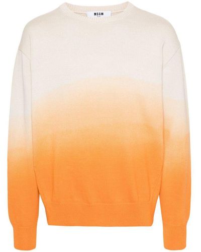 MSGM Sweaters - Orange