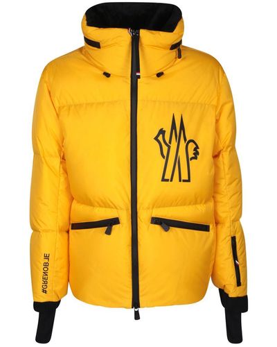 3 MONCLER GRENOBLE Down Jackets - Yellow
