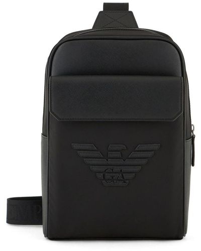 Emporio Armani `S Bodypack Bags - Black