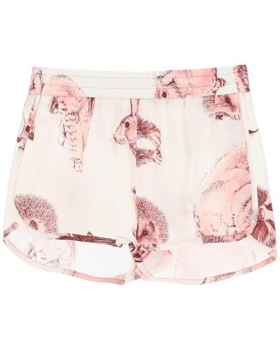 Stella McCartney Silk Shorts - Pink