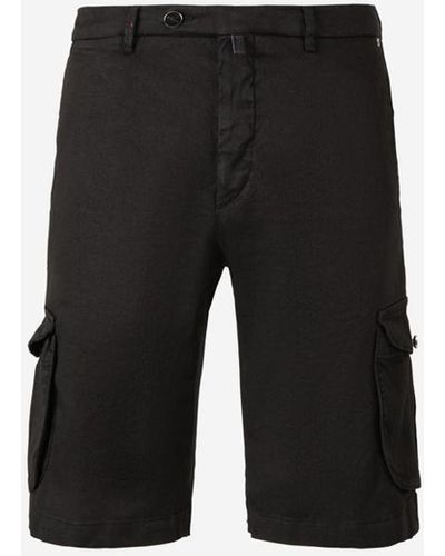 Kiton Cargo Bermuda Shorts - Black