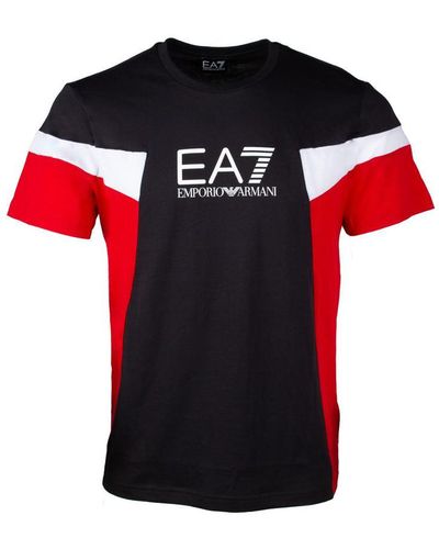 EA7 T-Shirts & Tops - Red