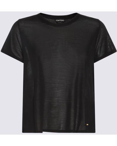 Tom Ford Black Silk T-shirt