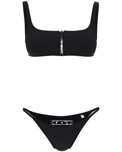 Fisico crystal-embellished swimsuit - White