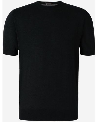 Colombo Cashmere And Silk T-shirt - Black