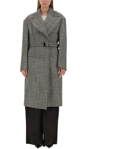 Tom Ford Wool Patchwork Coat - Grey