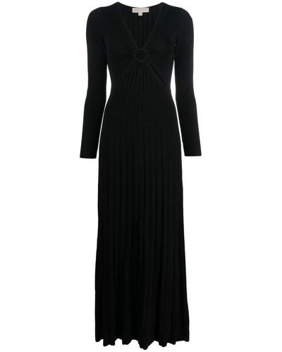 MICHAEL Michael Kors Viscose Long Dress - Black