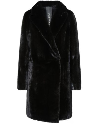 Blancha Long Black Mink Fur