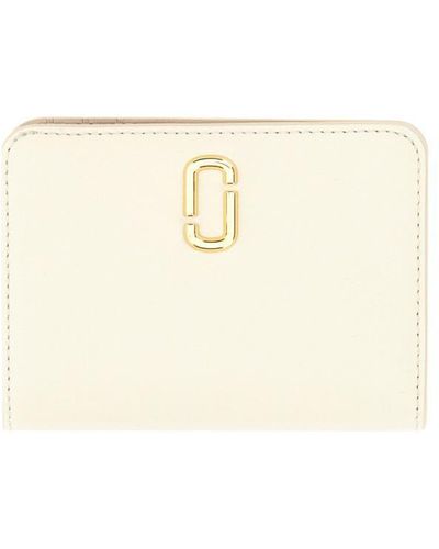 Marc Jacobs Mini Compact Wallet The J Marc - Natural