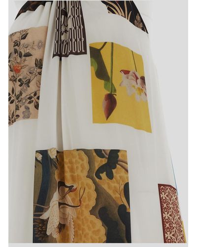 Erika Cavallini Semi Couture Linette Long Dress - Multicolour