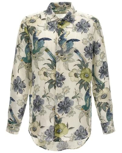 Etro Roma Shirt, Blouse - Gray