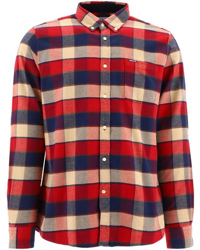 Barbour " Valley" Shirt - Red