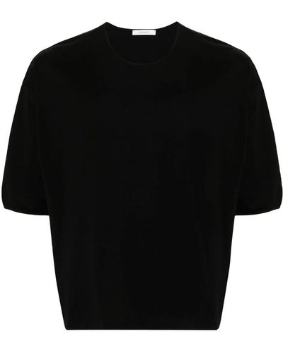 Lemaire Ss Relaxed T-shirt Black In Cotton