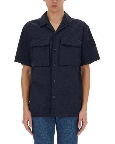 Belstaff Shirt With Pockets - Blue