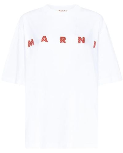 Marni T-shirts And Polos - White