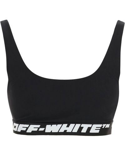 Off-White c/o Virgil Abloh Athl Logo Band Bra - Black