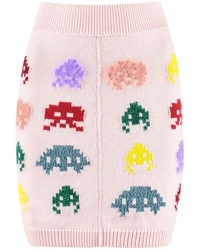 Stella McCartney Knitted Mini Skirt - Pink
