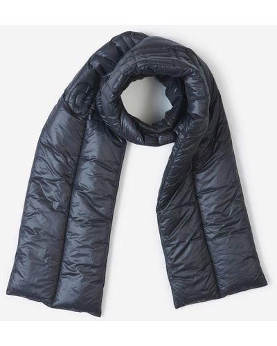 Saint Laurent Polyamide Quilted Scarf - Blue