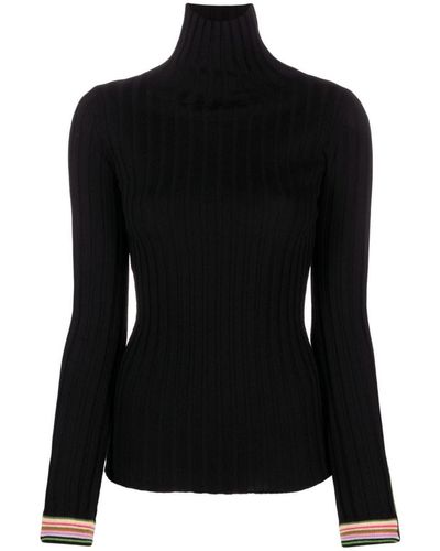 Etro Contrasting Piping Sweater Sweater, Cardigans - Black