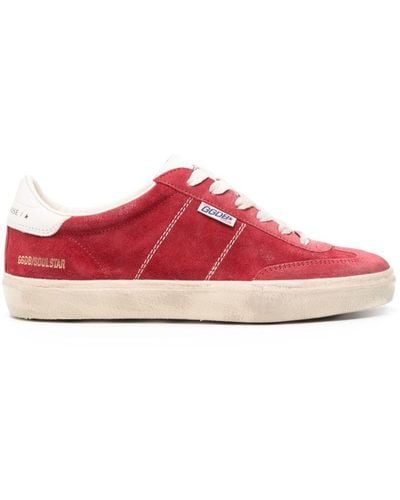 Golden Goose Super-Star Suede Sneakers - Red