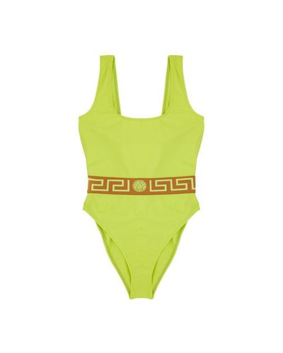 Versace One-Piece Swimsuit - Yellow