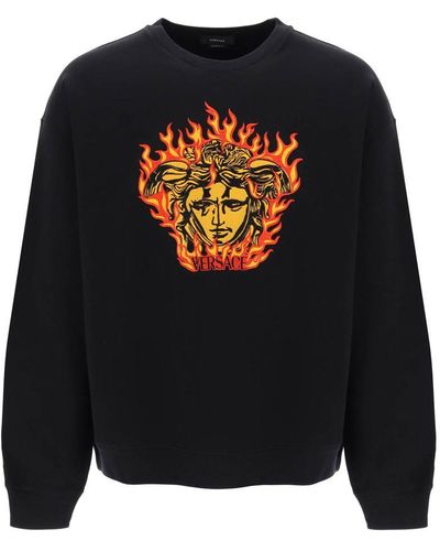 Versace Sweatshirts - Black
