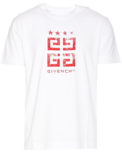 Givenchy 4G Stars T-Shirt - White
