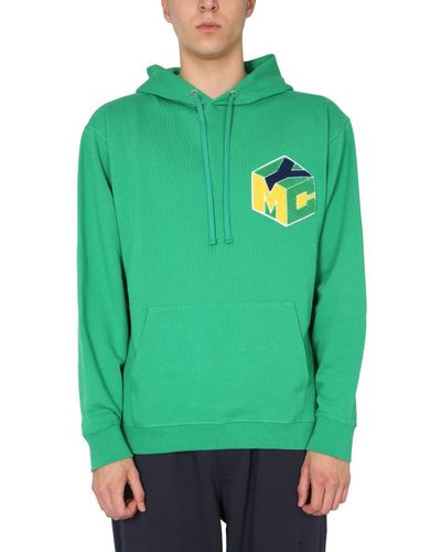 YMC Trugoy Hooded Sweatshirt - Green