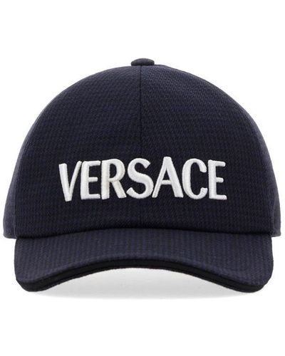 Versace Logo Cap - Blue