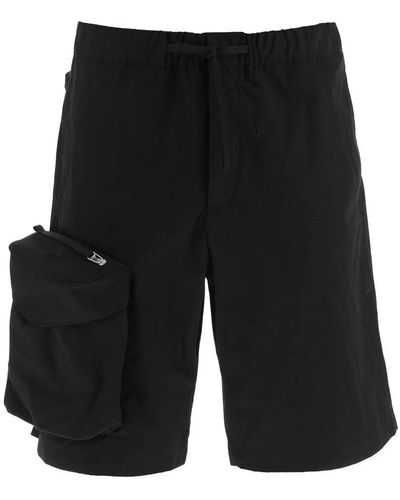 OAMC Oversized Shorts With Maxi Pockets - Black