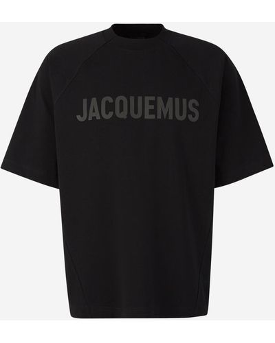 Jacquemus Logo Cotton T-Shirt - Black